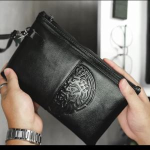 Tas Tangan Premium Cowok Bisnis: Handbag Pria Kulit Sapi Asli Leaderbag