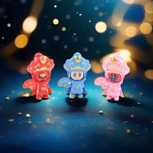 Zha a Na Pressable Face Changing Toy Creative Stress Relief Festive Decoration Hanging Ornament Fun Pressionnable Curiosity