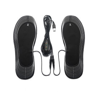 Adjustable Electric Heating Shoe Insoles Outdoor Cold Proof Foot Warmers Walkable Anti-freeze Temperature Control Foot Comfort