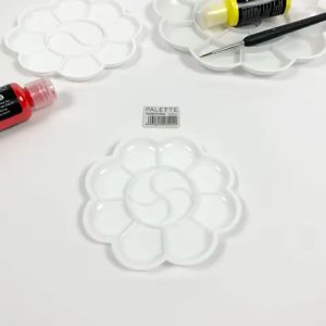 SAMOYED PPLT-F1 Palet Lukis / Cat / Painting / Painters Palette Plastik Bunga Kecil / Mini