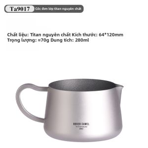 Rover Camel | Bình Đun Nước Titanium Dùng Ngoài Trời có Rây