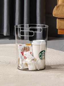 BANGJIAYI | Nordic Style Large Capacity No Lid Trash Can With Handle