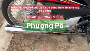 ⚡️FREESHIP⚡️ Pô dream 2543 cổ 2 khúc phi 27/ hơi-nỉ ĐẶT BIỆT> DREAM-CUP-WAVE NHỎ-WAVE 50-RS-WAVE A 17-RSX 110-RSX 100