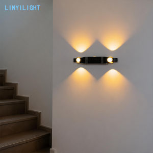 RGB Night Light Motion Sensor Stair Lights Indoor Nightlight Rechargeable Motion Sensor Light for Stairway Hallway Bedroom