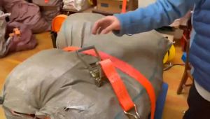 Rachet Tie Down 12 Meter 10 TON Webbing Cargo Lashing Belt Trackbelt Tali Ikat Sabuk Truk 12METER