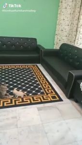 Percuma 1 Bangku Sofa Kulit / Sofa Kain 2 Seater 3 Seater 2+3