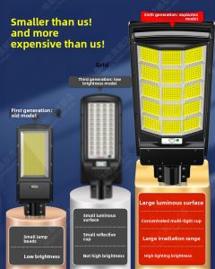 Hagesi | New Solar Waterproof Powerful Induction Outdoor Home Lighting Street Lamp