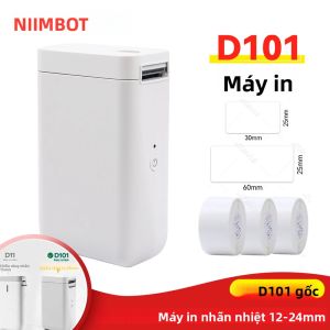 Niimbot D101 Mini Máy In Nhãn Nhiệt Kết Nối Bluetooth 12-24 Mm In Túi DIY Tên Máy Làm Thẻ Cho Văn Phòng Tại Nhà Trường Học