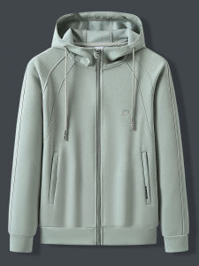 APLOVERS | Design Gray Green Leisure Sporty Hooded Jacket