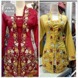 atasan kebaya encim bordir bunga/kebaya wanita modern/kebaya acara formal