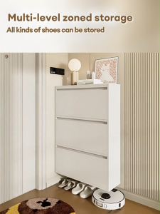 GAA Ultra Thin Flip Bucket Shoe Cabinet For Home Use New Small-Sized And Thin Shoe Rack Entrance Cabinet
