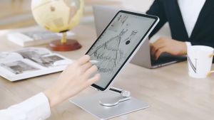 SG【Ready Stock】Portable Laptop Stand Ergonomic Tablet/iPad/Stand Adjustable Height Aluminum Stand