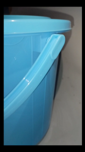 Zooey Kendi Bucket with Cover/ Timba/ Colorful Timba/Water Container Bucket/Colored Water Pail/Utility Paiil