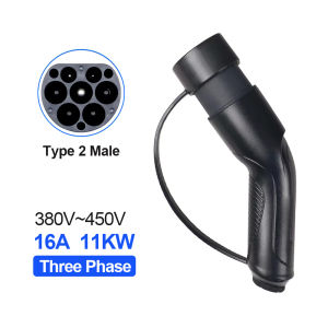 Cổng Sạc Xe Điện Kolanky Type2 EVS Dành Cho Nam 16/32A Chuẩn IEC 62196-2 Dùng Cho Trạm Sạc 1/3 Pha Công Suất Tối Đa 22KW Hợp Kim Đồng Mạ Bạc