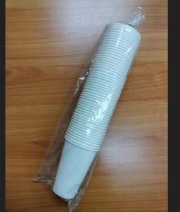 แก้วกระดาษสีขาวล้วน 16ออนซ์ แพ็ค 50 ใบ ใช้ได้ทุกพื้นที่