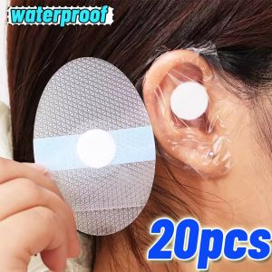 20Pcs Silicone Gel Waterproof Ear Patches Adult Swimming Ear Stickers Waterproof Ear Patches for Children’s Bathing Hair Washing