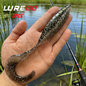 5PCS PVC Curly Tail Grub Lures - High Elasticity Soft Bait with Lifelike Vibration for Bass Trout Pike (Multi-Species)