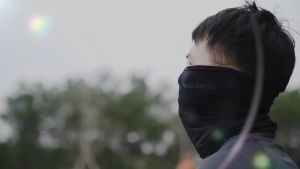 ROCKBROS Ống Mặt Nạ Thoải Mái Lụa băng một nửa khuôn mặt Bìa chống UV Chạy Xe Đạp Bandana mũ trùm kín đầu thoáng khí Thể Thao khăn quàng đi xe đạp Mặt Nạ