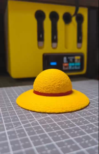 Crafted 3D Printing Luffys Straw Hat Keycap Charm 2-in-1 - ESC Keycap Trendy Charm