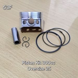 Piston Kit Viar 300cc Oversize 25 (53F) Sparepart Roda Tiga