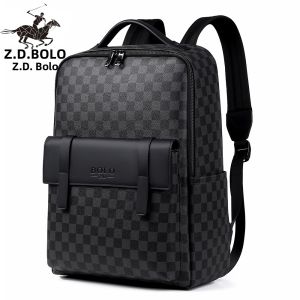 ZUODANBAOLUO | Mens Fashion Casual Travel Waterproof Business Large-capacity Backpack