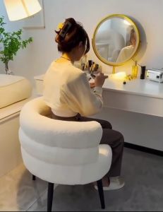 เก้าอี้พักผ่อน เก้าอี้โยกผู้ใหญ่ เป็นขนแกะ นั่งสบาย มาใหม่ ราคาดี พร้อมส่ง