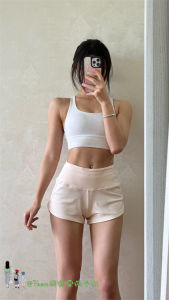 กางเกงขาสั้นออกกำลังกายเอวสูง ทรงเข้ารูป ระบายอากาศได้ดี สำหรับผู้หญิง กางเกงโยคะแห้งเร็ว กางเกงขาสั้นกระชับสัดส่วน ทรงเข้ารูป