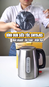 SHIMONO Ấm Đun Siêu Tốc SM-19JKS Dung Tích 17L Thân Bình Bằng Inox 304 An Toàn Sức Khỏe