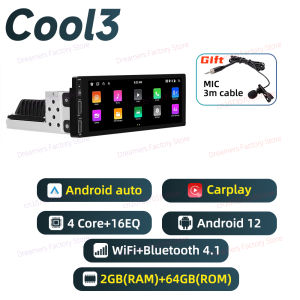 Stereo Head Unit for Renault Modus Grand Modus 2004-2013 Plug and Play Android Autoradio with Carplay 1 Din 6.86" Car Multimedia
