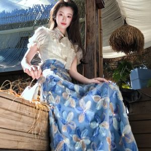 CHANGTONG | Unique Gentle Style Dress Set