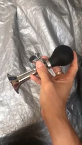 9 Inches Anti-rust Vintage Bicycle Metal Air Horn: Chrome Plating & Classic POTPOT Horn