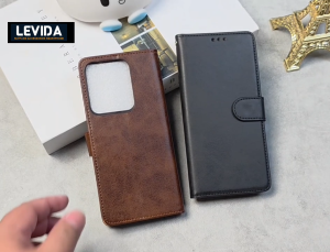 Flip Cover Kulit Leather Case Sarung Buku Kulit Case Realme 15 Realme 14 5G