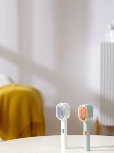 3in1 Cat Dog Grooming Comb with Electric Spray Water Steam Pet Bath Massager Soft Silicone Brush