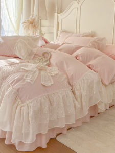 Bộ 4 Món Phong Cách Công Chúa Thổ Cẩm 100% Cotton