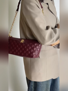 Royal Bagger Classic Quilted Chain Shoulder Bag for Women Genuine Soft Cow Leather Underarm Purse Fashion Handbag 3263