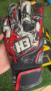 ถุงมือโกล์H3 รุ่นROBO3 แท้100% มีfinger safe 5นิ้ว ถุงมือผู้รักษาประตูฟุตบอล H3 ถุงมือผู้รักษาประตู ถุงมือ ถุงมือโก