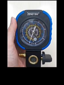 Đồng hồ gas đơn đo lạnh R22/134/410/32 kèm dây dài 1.5m giá rẻ ship nhanh