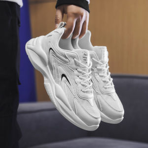 CONGLINSHIZI | Elevated Breathable Running White Mesh Dad Shoes