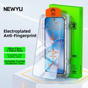 Newyu | Electroplated No-fingerprint Anti-peeping Eyeprotection Tempered Glass Film