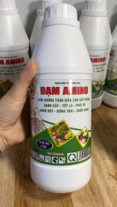 ĐẠM AMINO - Phân bón lá cao cấp giúp cây phát triển toàn diện xanh dày lá nuôi trái bung chồi to củ phát rễ - chai 1 lít