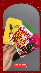 ANGPAO-Christmas Money Envelope (Classic Design) NEW - 6pcs/Pack