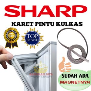 GASKET KARET PINTU KULKAS SHARP 1 PINTU DAN 2 PINTU MURAH