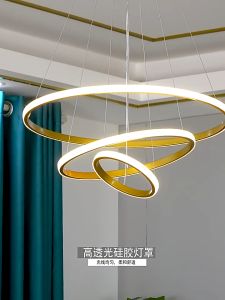 Nordic Chandelier Ceiling Light For Bedroom Hanging Lights Pendant Lamp with Remote Modern Stairway Light Center Light