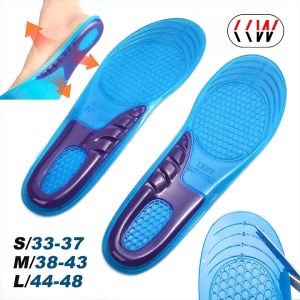 CCW 1Pair Man Women Shoes Insoles Silicone Gel Insoles Orthopedic Pad Massaging Shoe Inserts Shock Absorption Arch Support Insoles