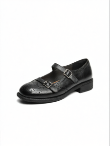 Belle | Brogue Buckle Womens Shoes