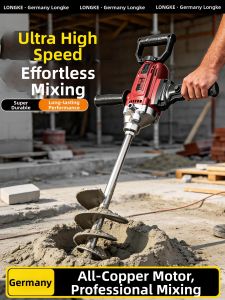 LONGKE | Handheld High-power Paint Cement Putty Mixer