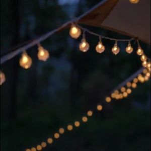 LED USB ใส่ถ่าน ไฟแต่งห้อง ของแต่งบ้าน ไฟประดับเต้นท์ ไฟเชอรี่ ยาว 10 ดวง ไฟปิงปอง ประดับสวน ไฟประดับ ไฟตกแต่ง แคมป์ปิ้ง ไฟ