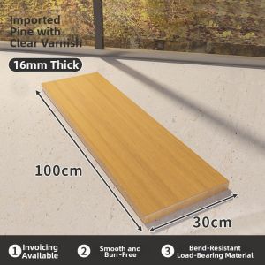 MOLORE | Solid Wood Wall-Mounted Shelf