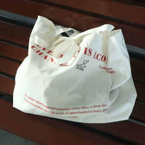 กระเป๋าผ้าใบ Lushcactus Original กระเป๋าสะพายไหล่แบบลำลองสไตล์เกาหลีและญี่ปุ่น น้ำหนักเบา กระเป๋าผ้าใบสไตล์คลาสสิกแบบอเนกประสงค์