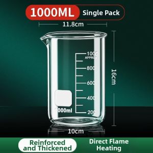 Heat-Resistant Graduated Lab Glassware